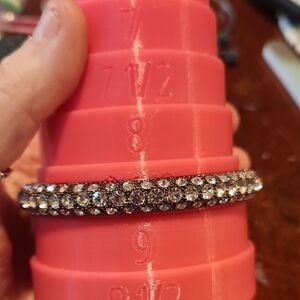 Elegant Silver Crystal Bracelet